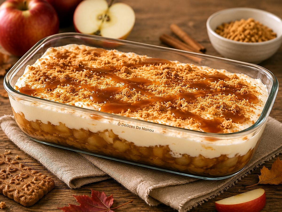 recette Tiramisu Aux Pommes Caramélisées