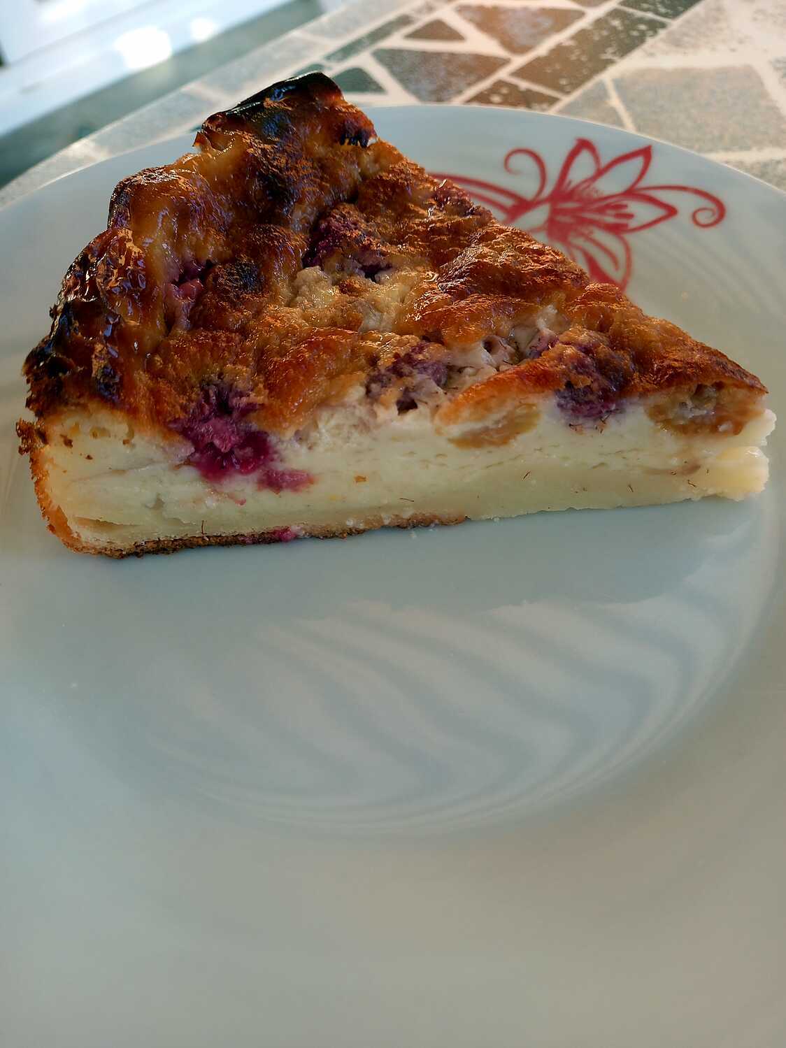 Clafoutis aux framboises
