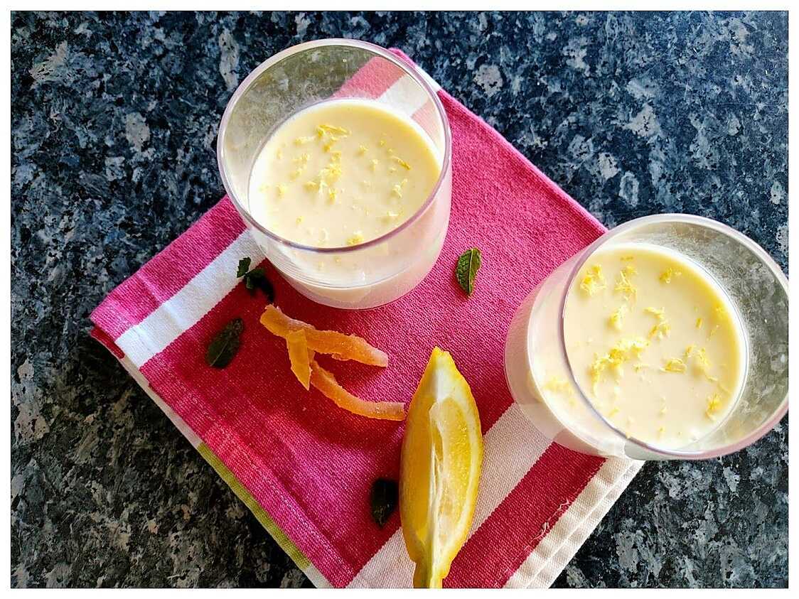 Panna Cotta au Citron et au Limoncello