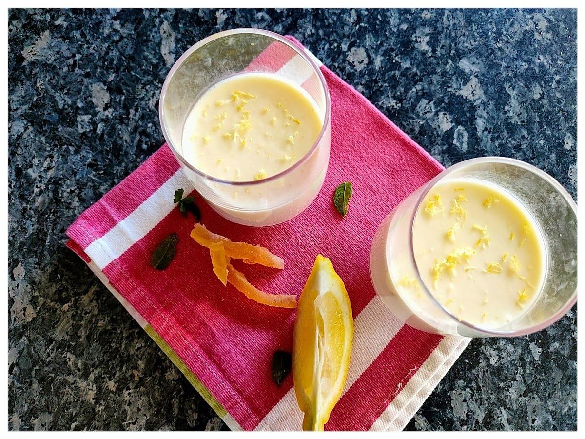 recette Panna Cotta au Citron et au Limoncello