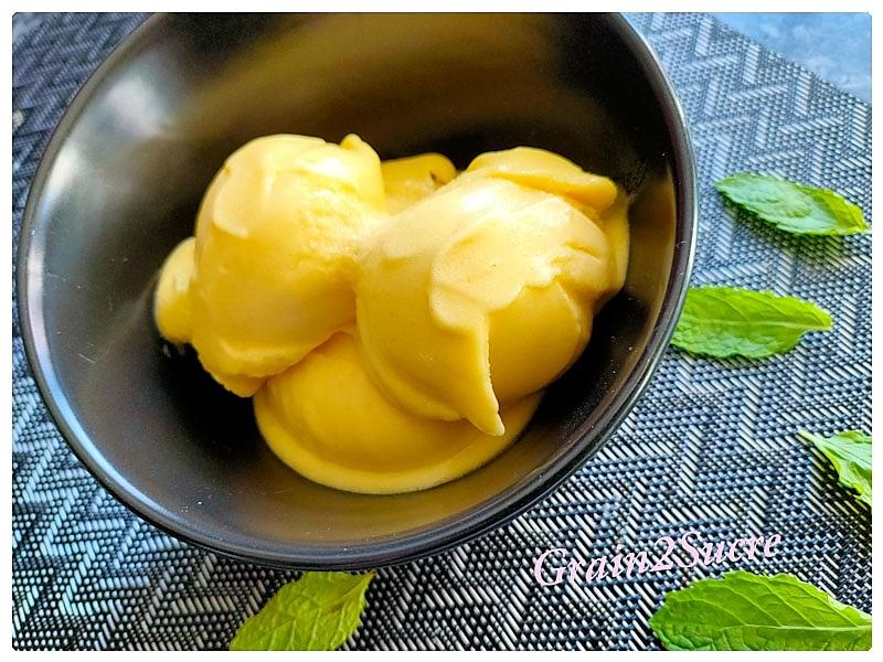 recette Sorbet à la mangue