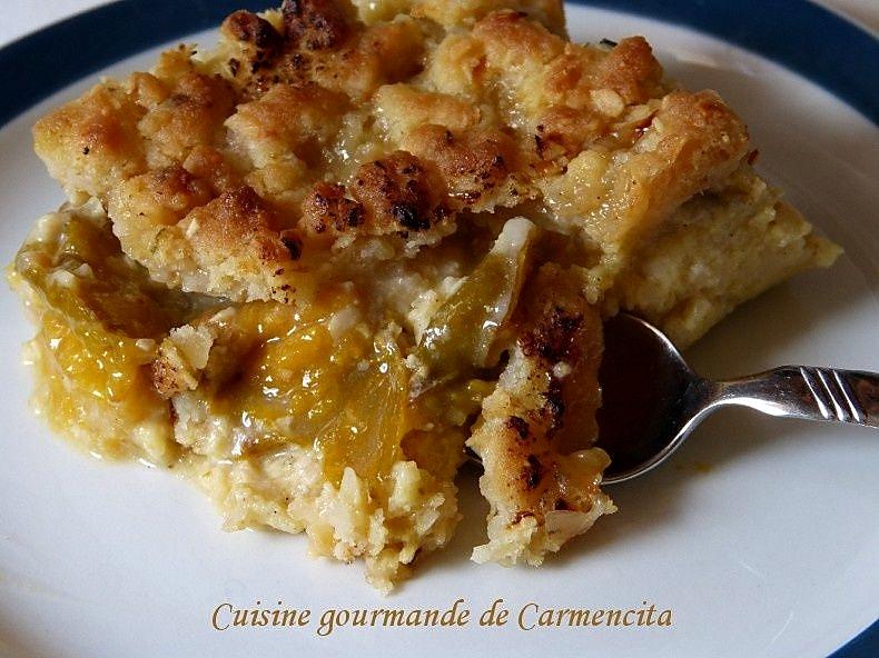 recette Crumble de prunes reine claude à la crème amandine