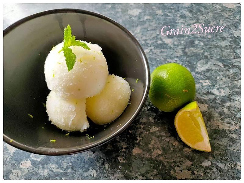 recette Sorbet Citron Vert