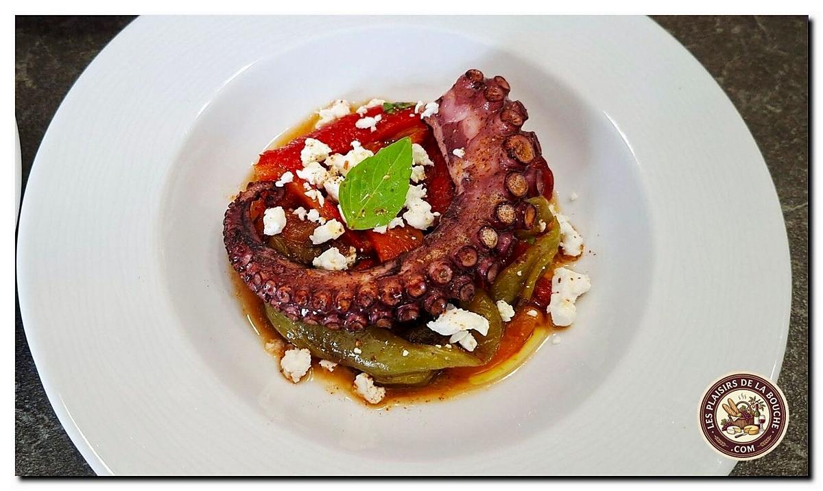 recette Salade de poivron au poulpe