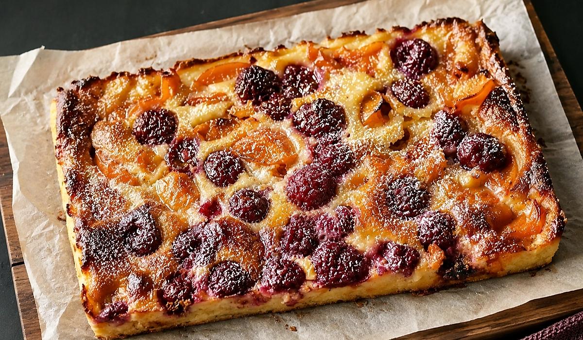 recette Clafoutis abricots/framboise