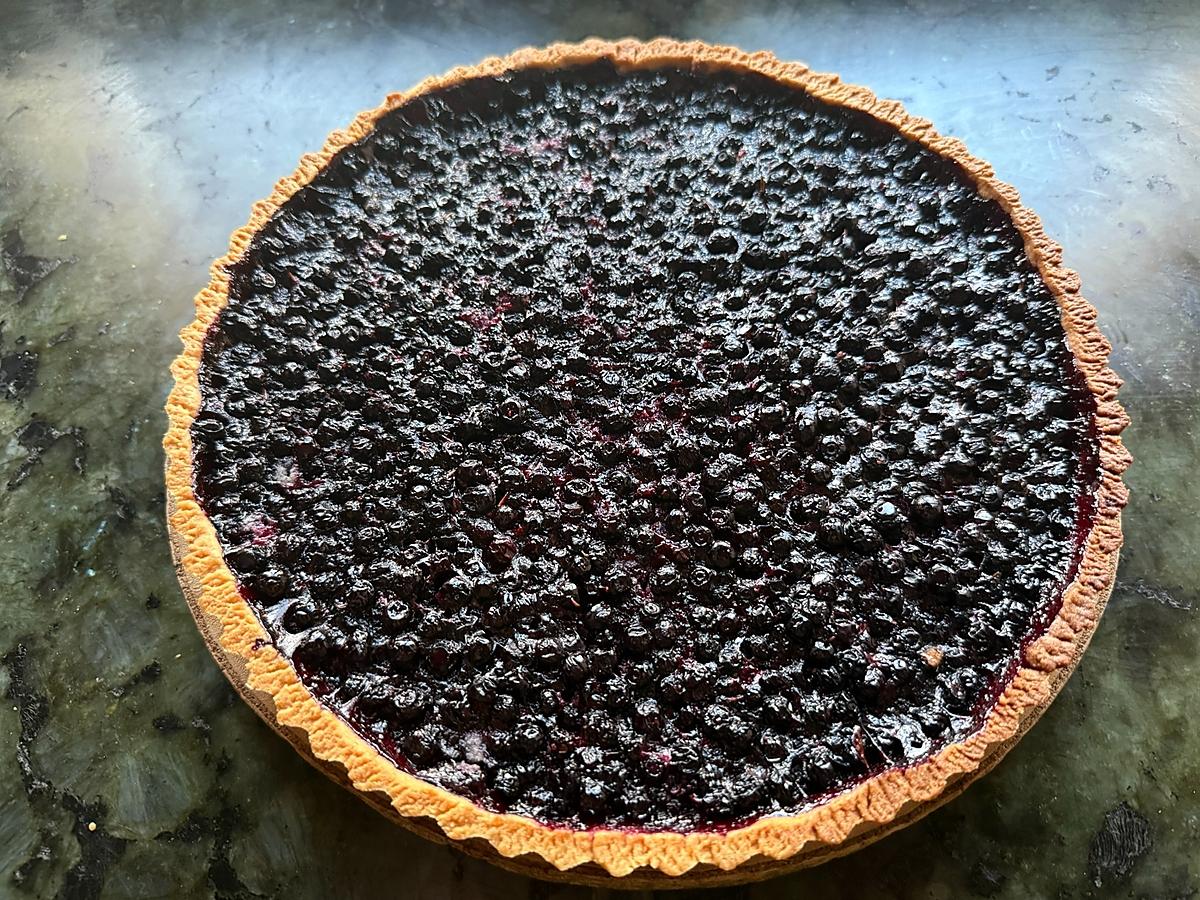 recette Tarte aux myrtilles sauvages