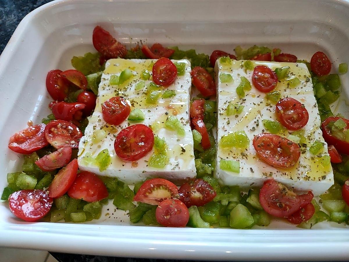 recette Feta rôtie au four