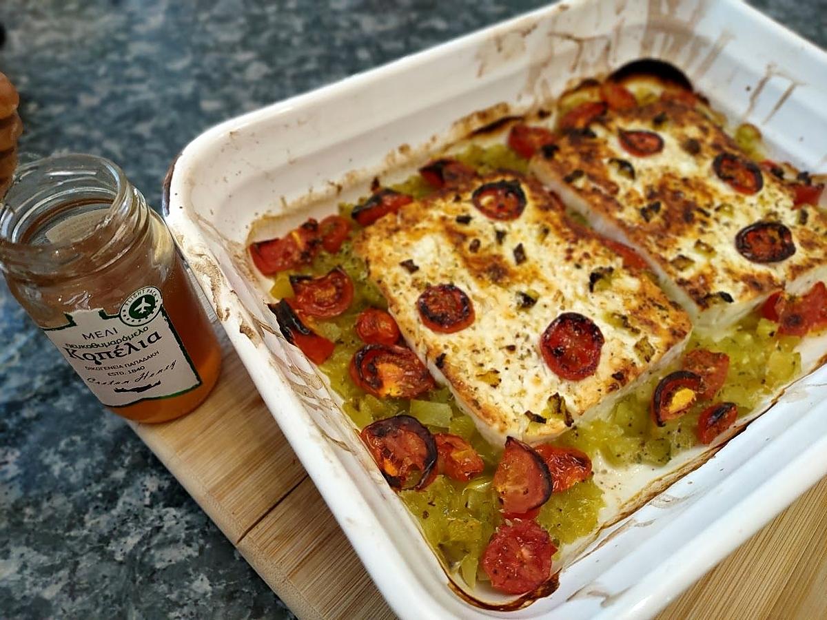 recette Feta rôtie au four