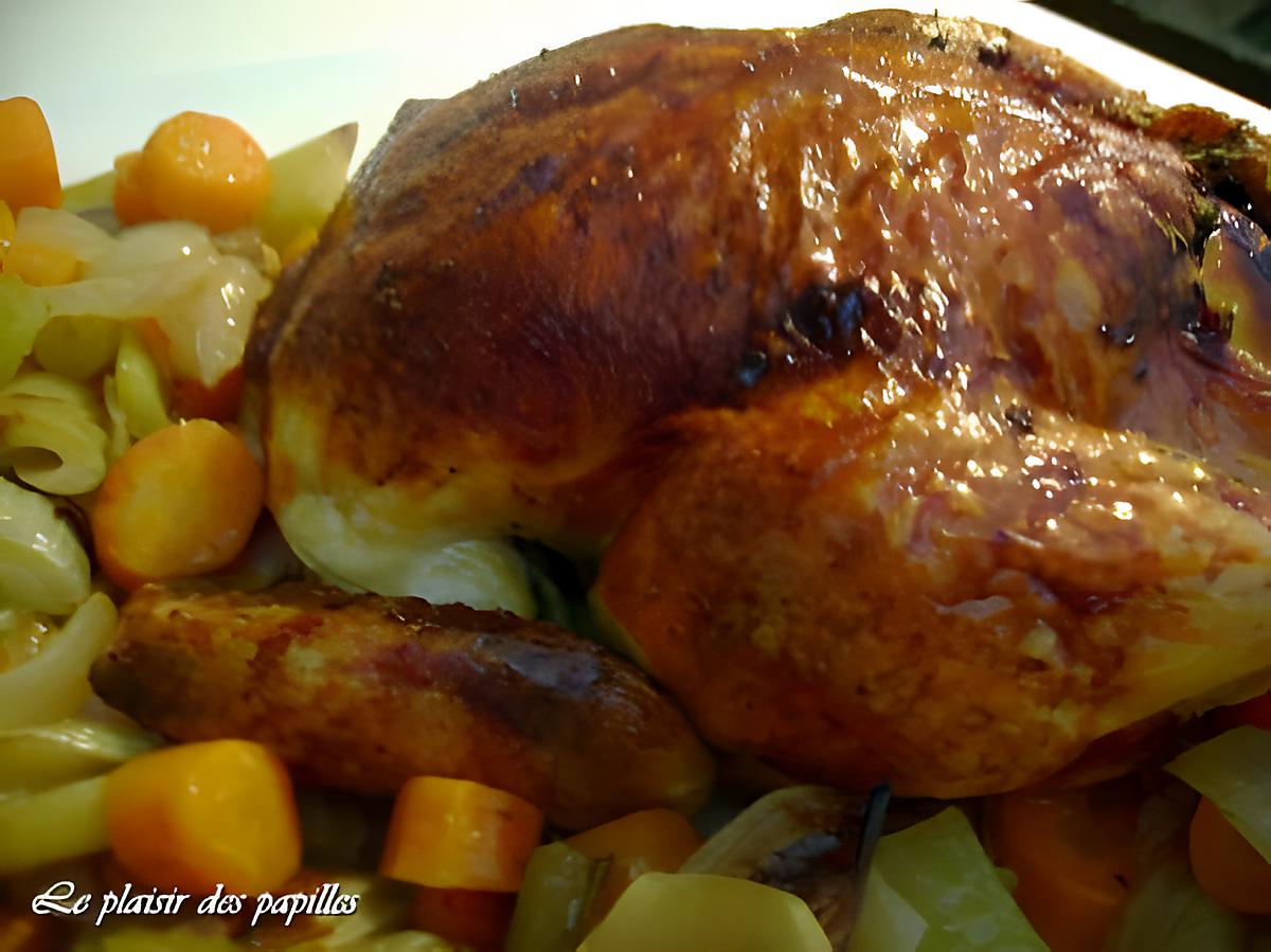 recette ~Poulet rôti façon Jamie Oliver~ 