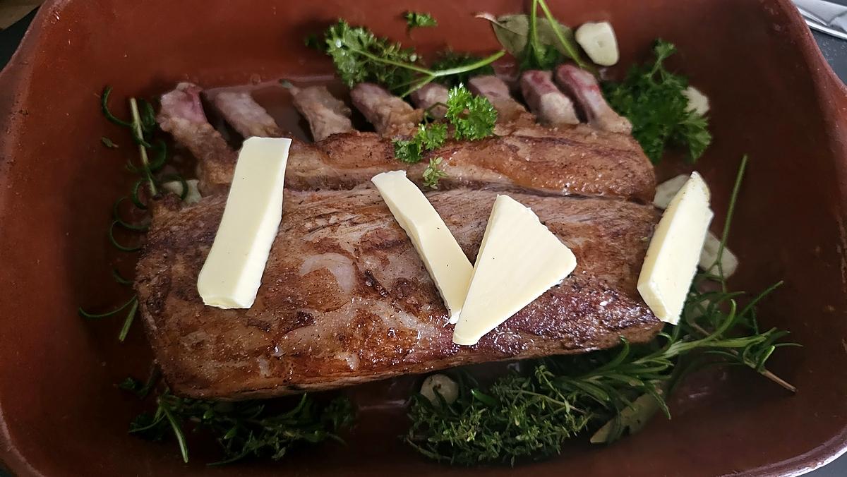 recette Rack d’agneau au four