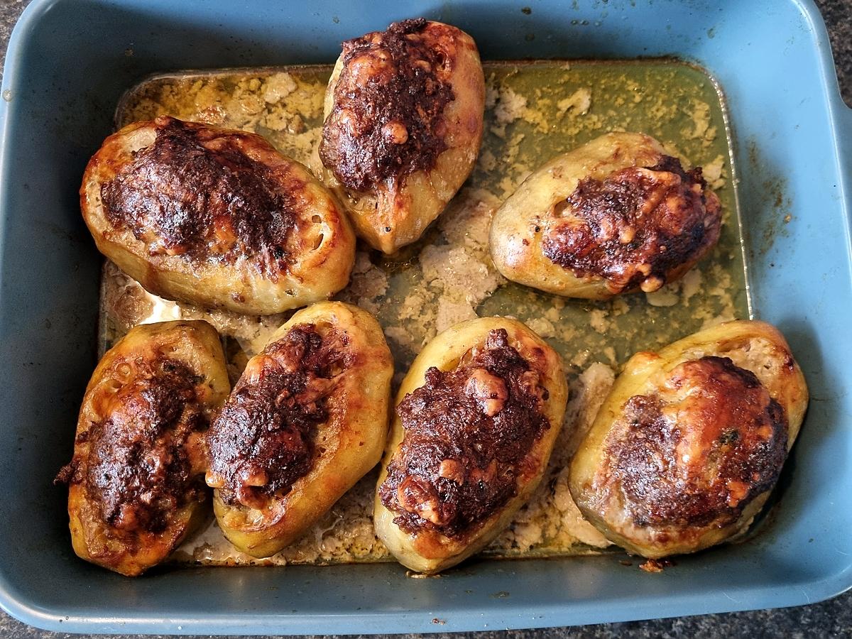 recette Pommes de terre farcis a la viande