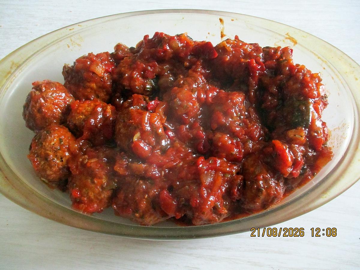 recette Boulettes de bœuf à la provençale