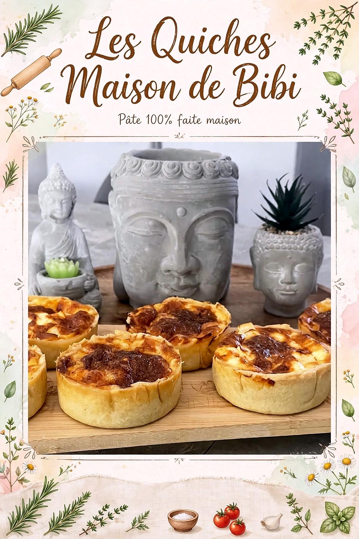 recette Quiche salée avec pâte brisée maison