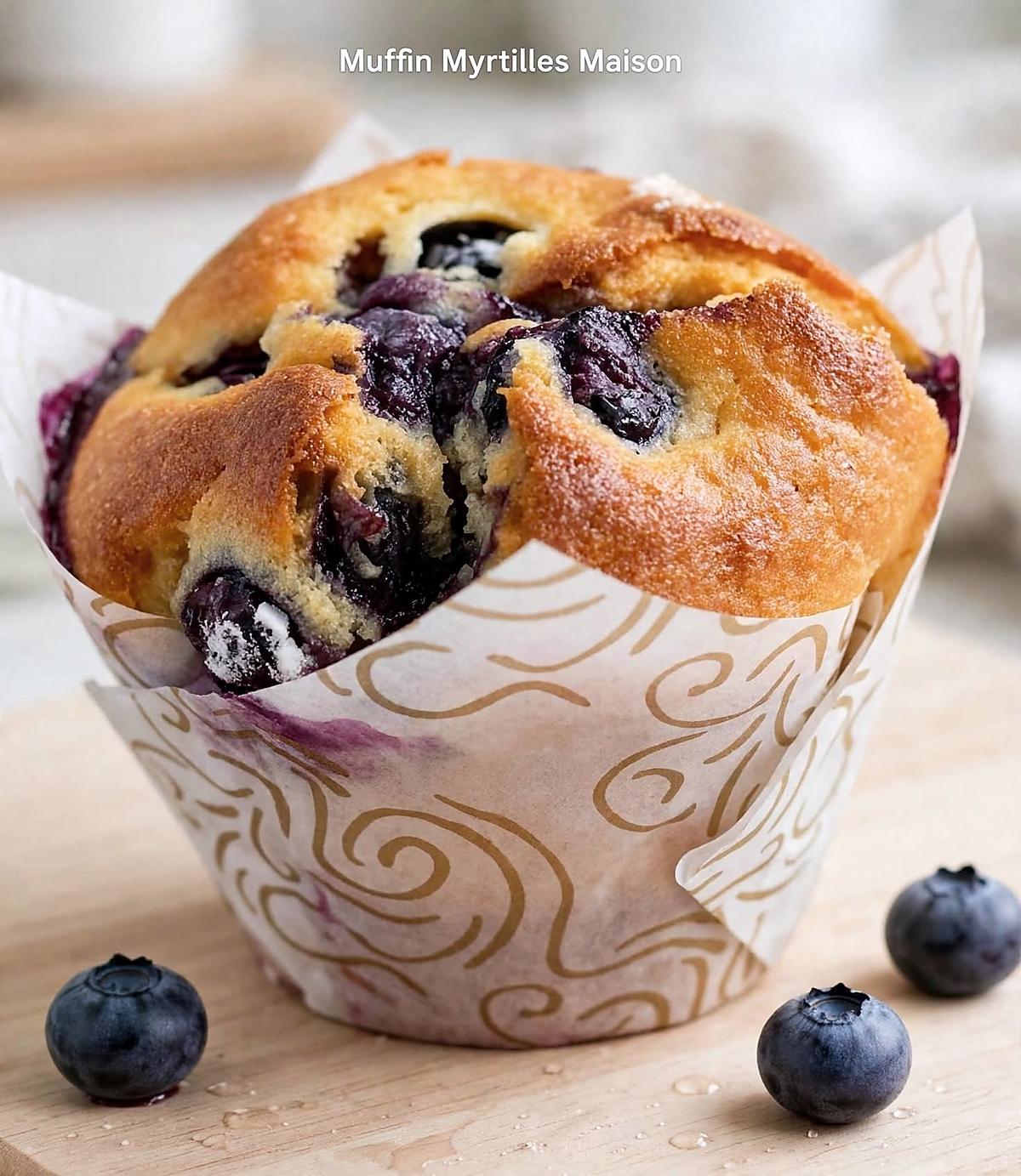 recette Muffins aux Myrtilles