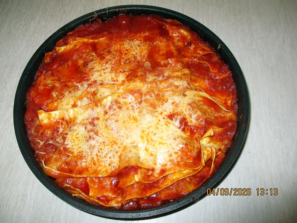 recette Lasagnes verticales à la poêle