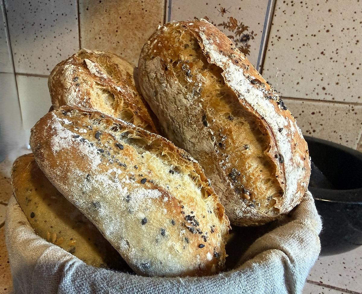 recette Mes p'tits pains aux graines