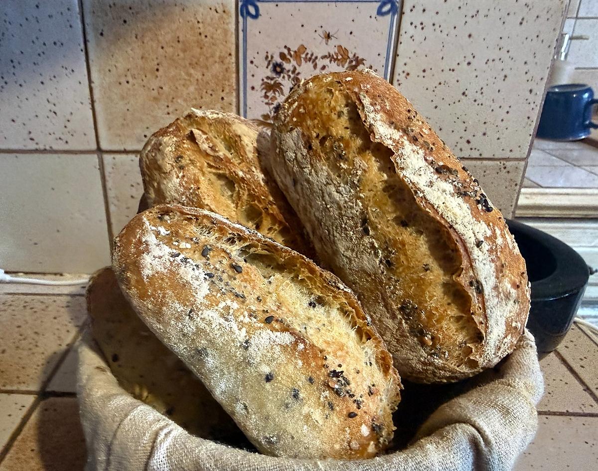 recette Mes p'tits pains aux graines