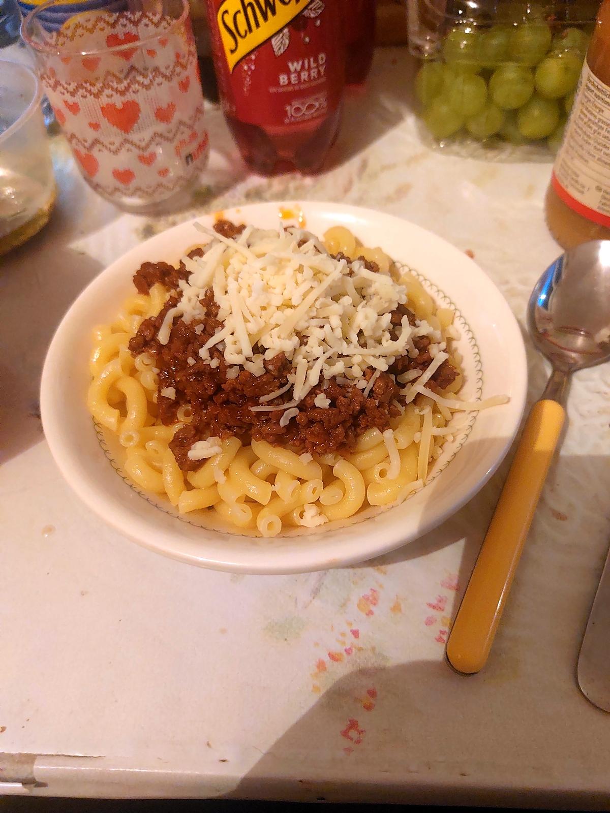 recette Cornet tes a la viande hachée