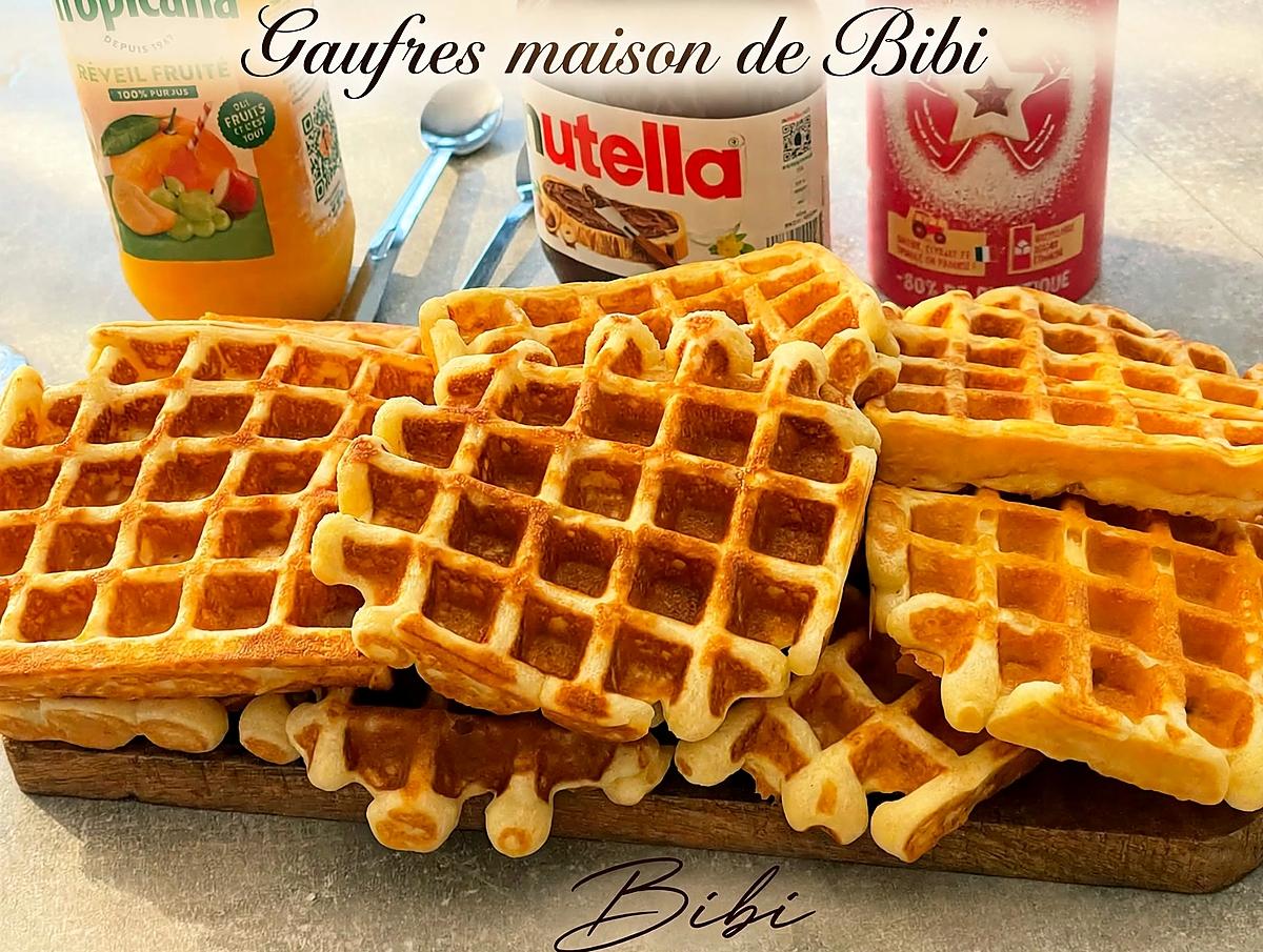 recette GAUFRES 🧇