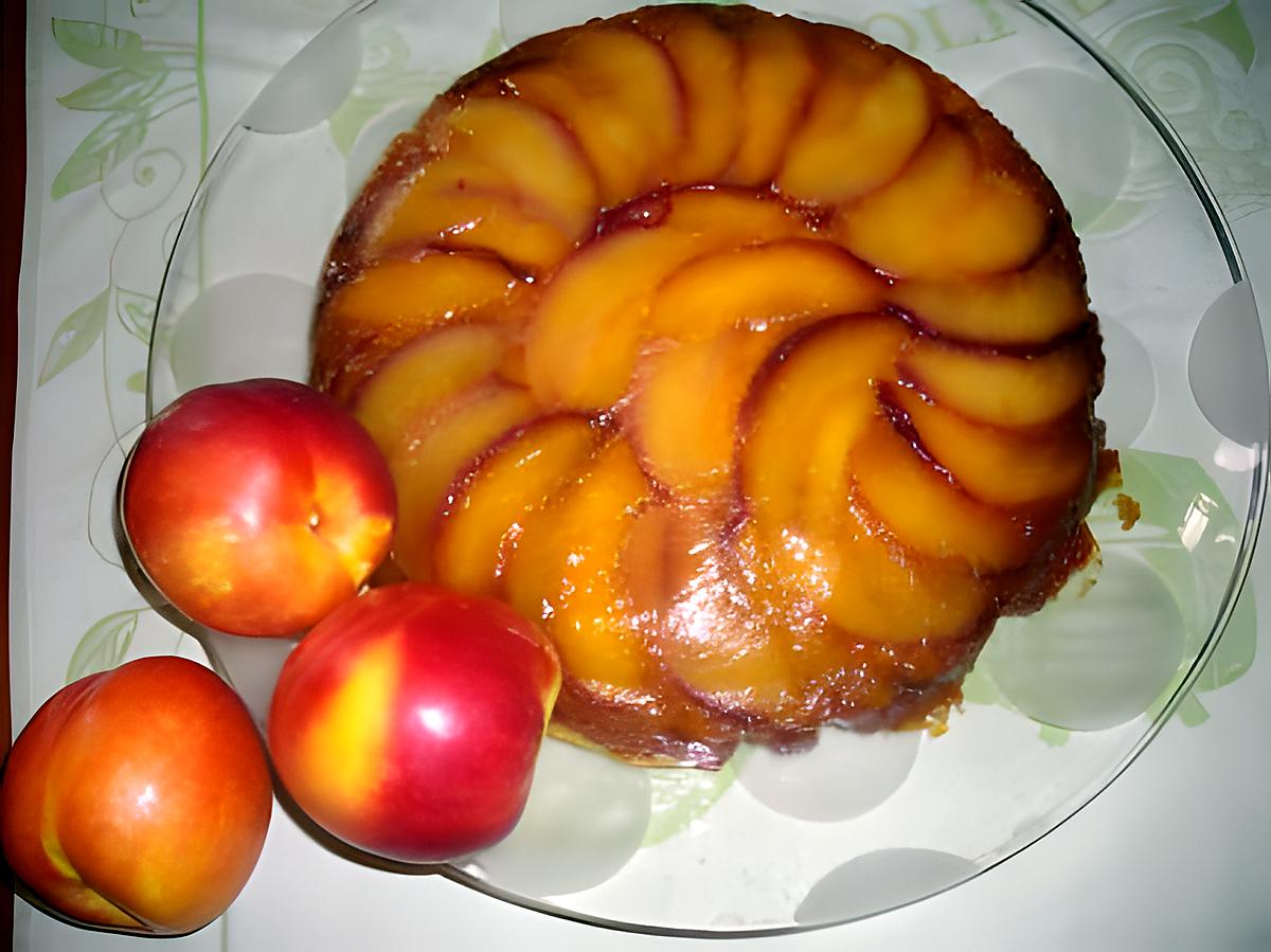 recette Tarte renversée aux nectarines (brugnons)