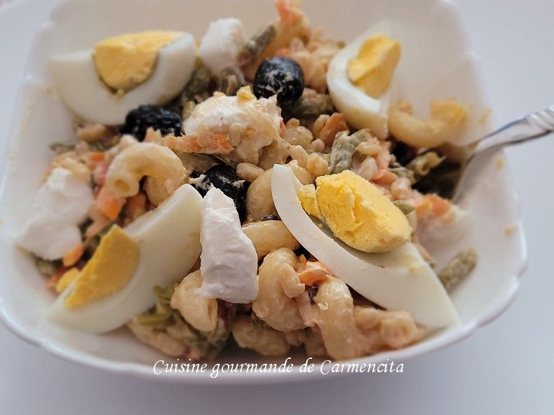 recette Salade de pâtes et fromage de chèvre frais petit Billy