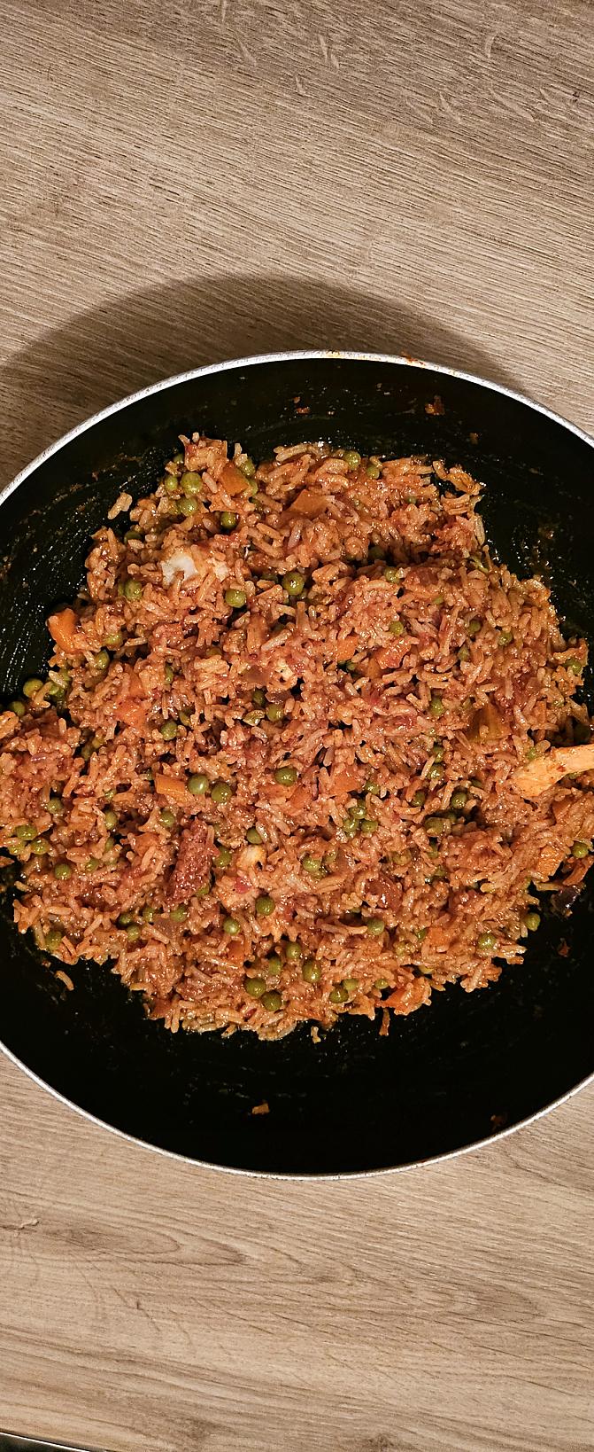 recette One pot riz crevettes tomates