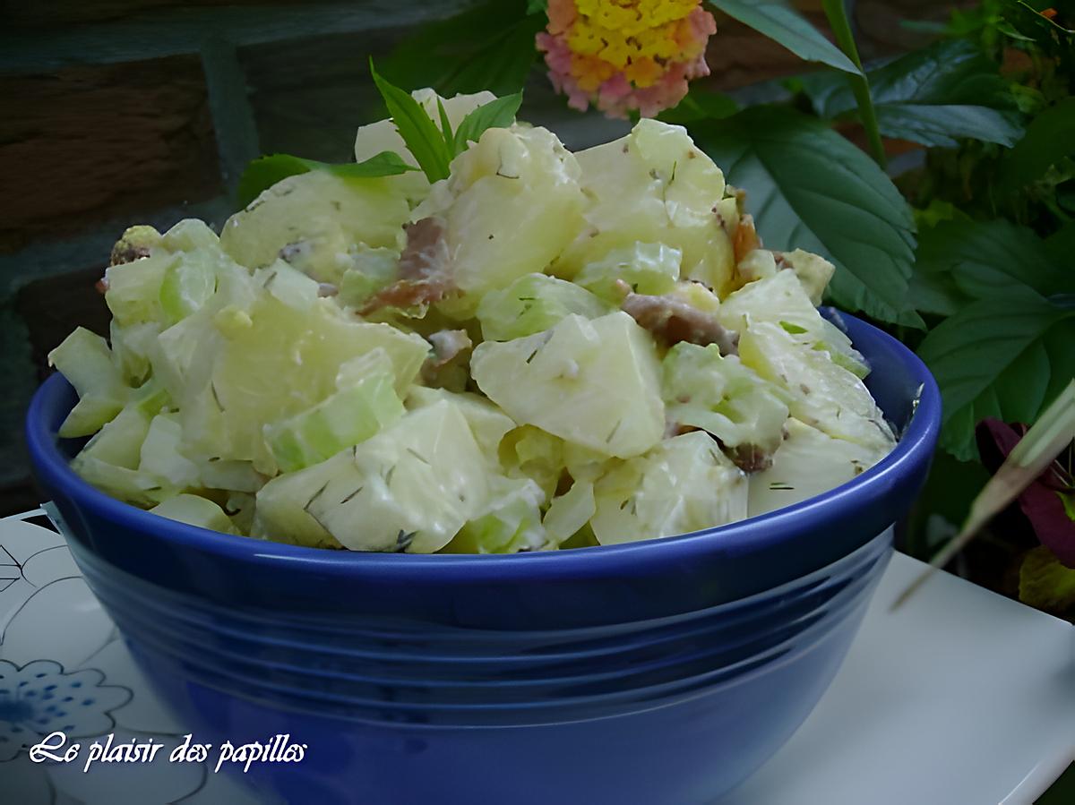 recette ~salade de pommes de terre à l'ancienne~ 