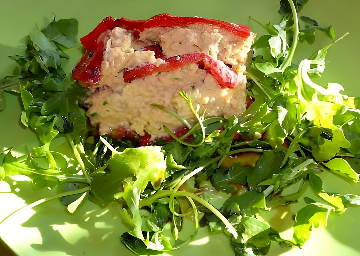 recette TERRINE CABILLAUD PAPRIKA PIQUILLOS