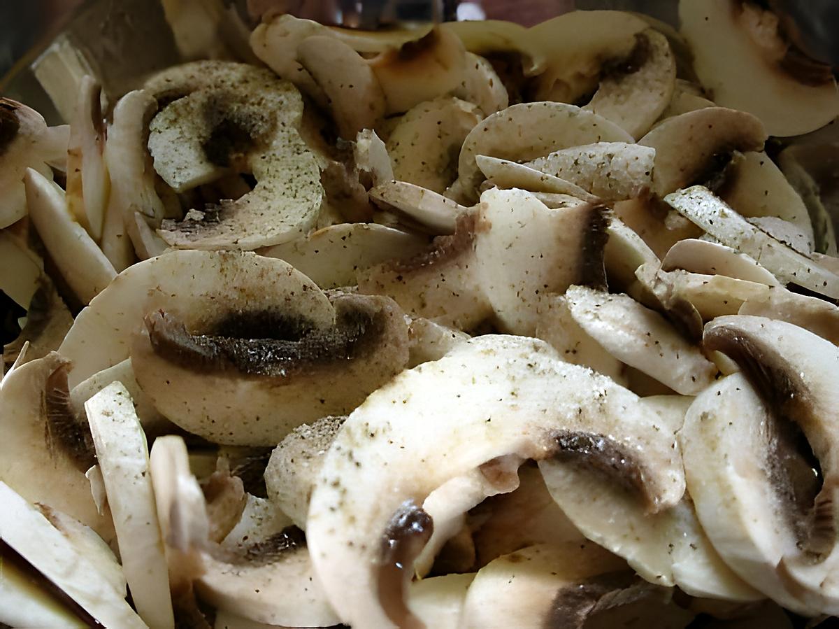 recette Champignons citronnés.