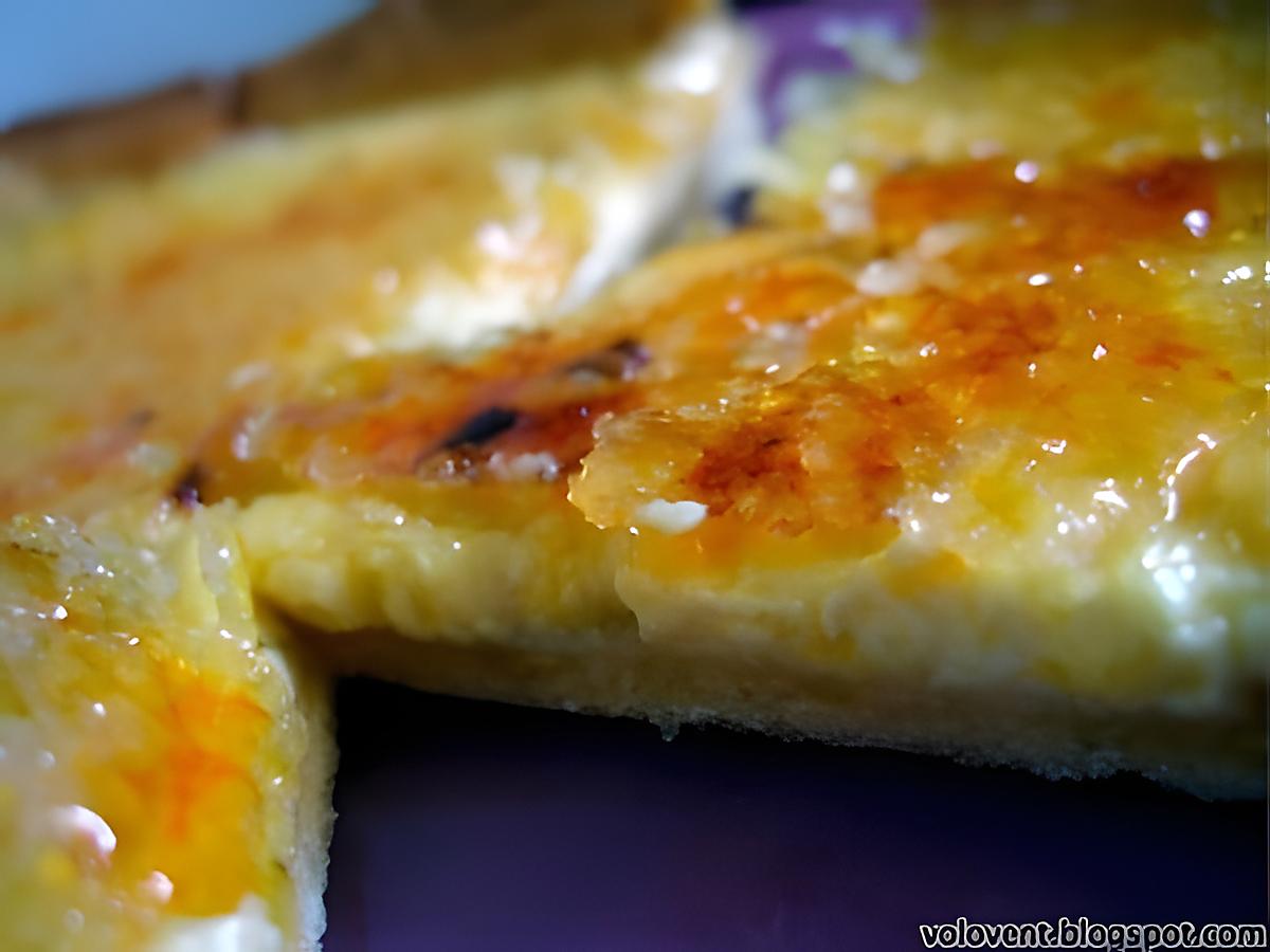 recette Tarte à la crème brûlée