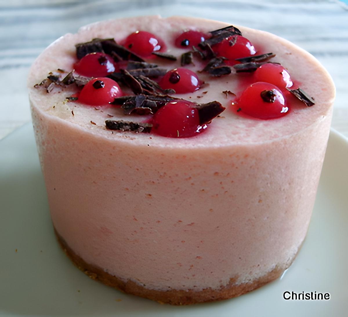 recette Mousse de groseilles façon entremets