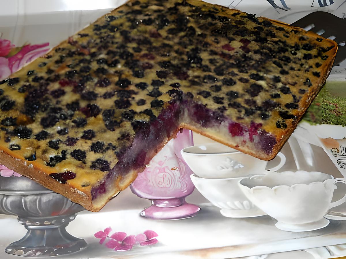 recette clafoutis mures