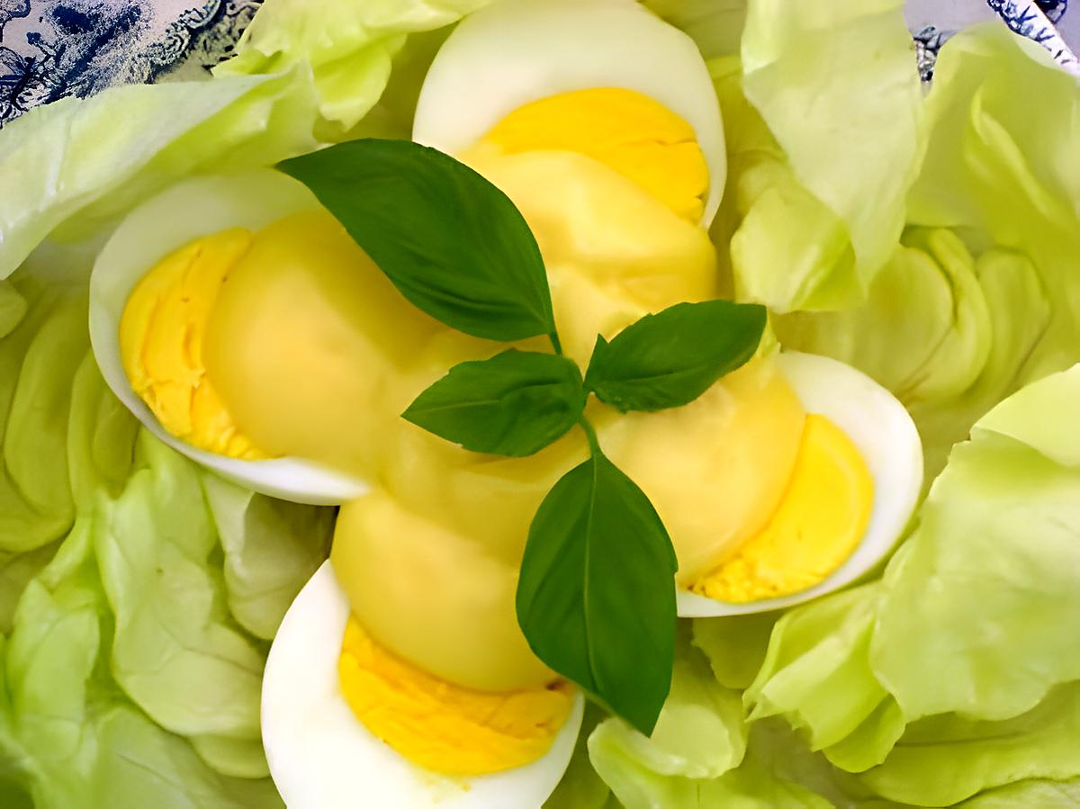 recette Oeufs durs mayonnaise