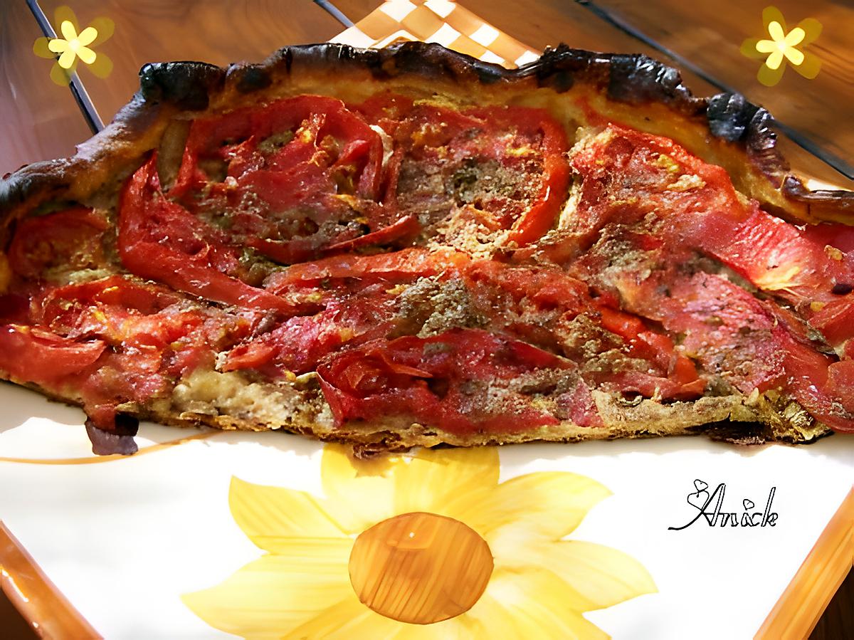 recette tarte toute simple vite faite à la tomate