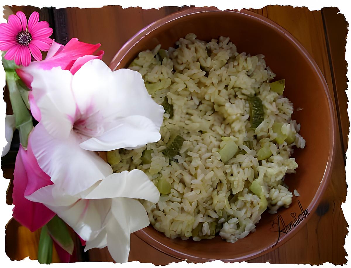 recette risotto aux courgettes