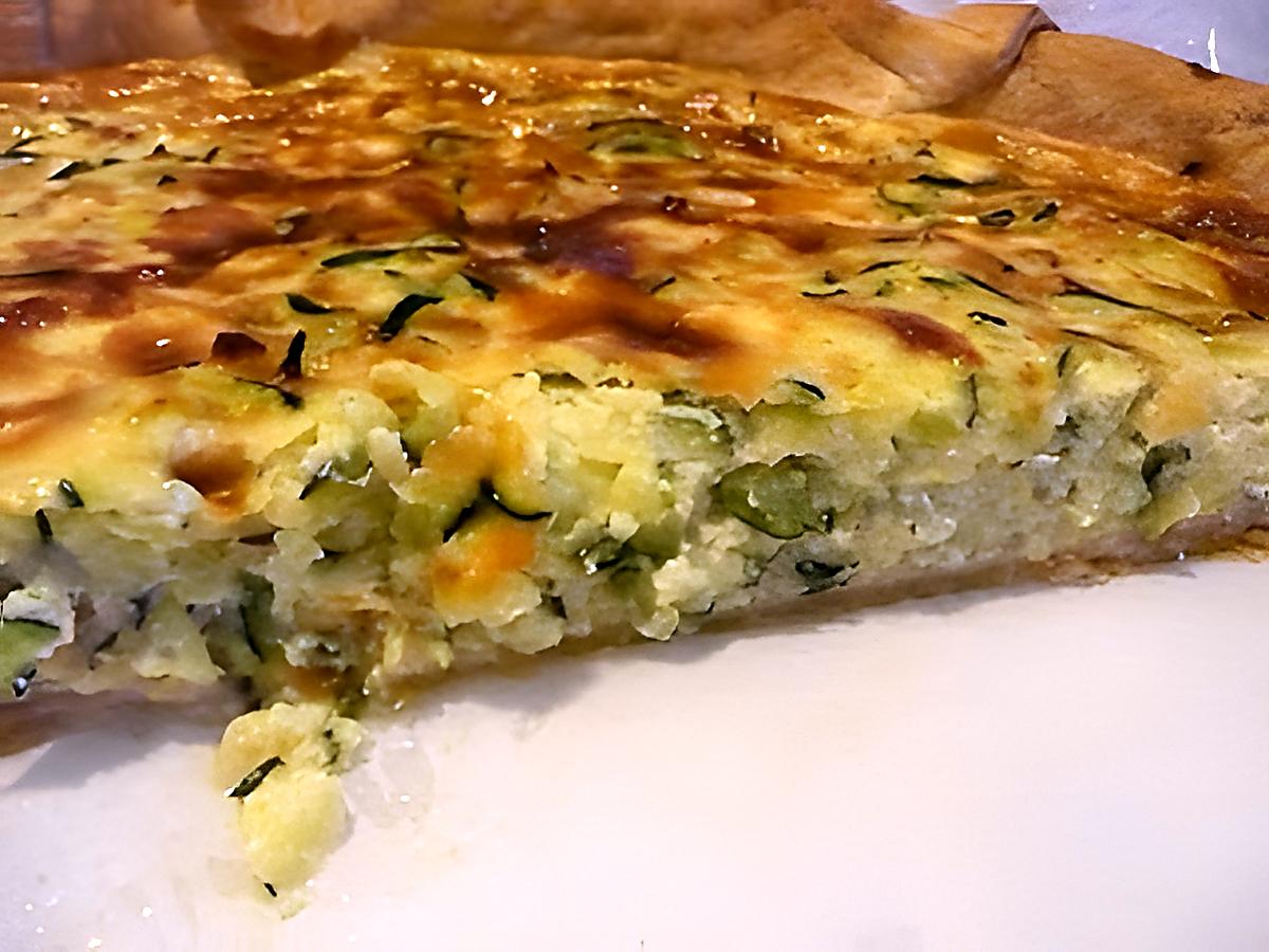 recette Quiche courgettes et fromage blanc