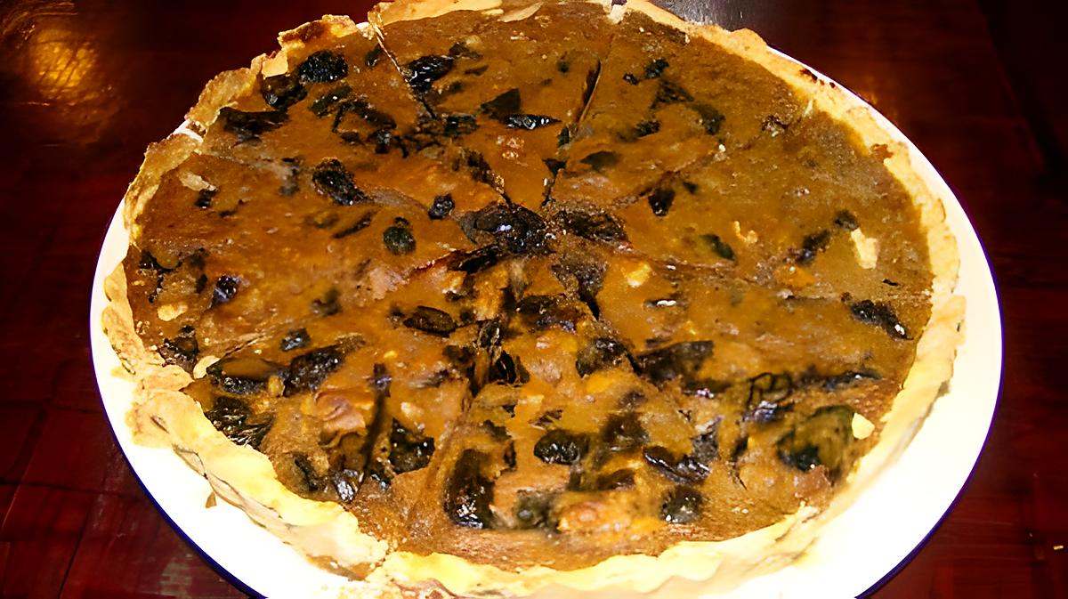 recette Tarte aux pruneaux et aux noix