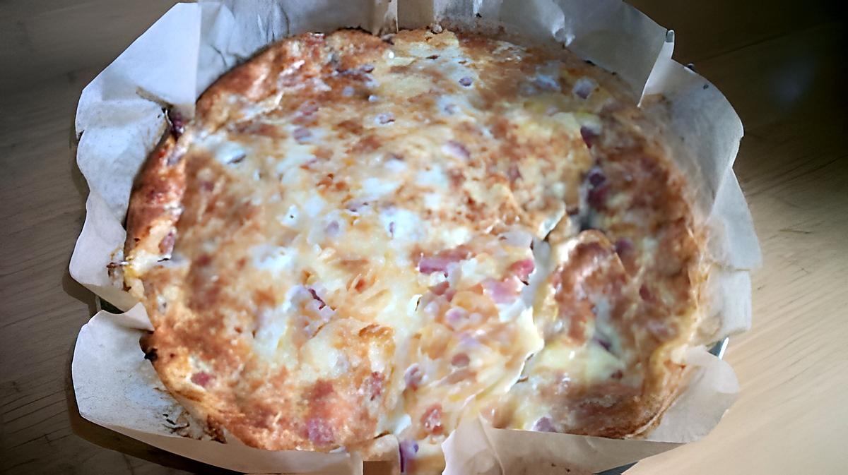 recette Ma quiche sans pâte a ma façon