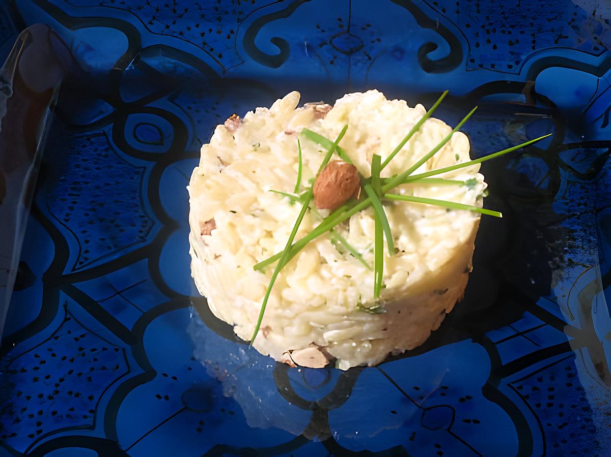 recette Timbale de pâtes aux noisettes façon risotto