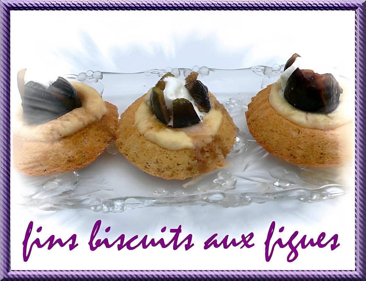 recette fins biscuits aux figues