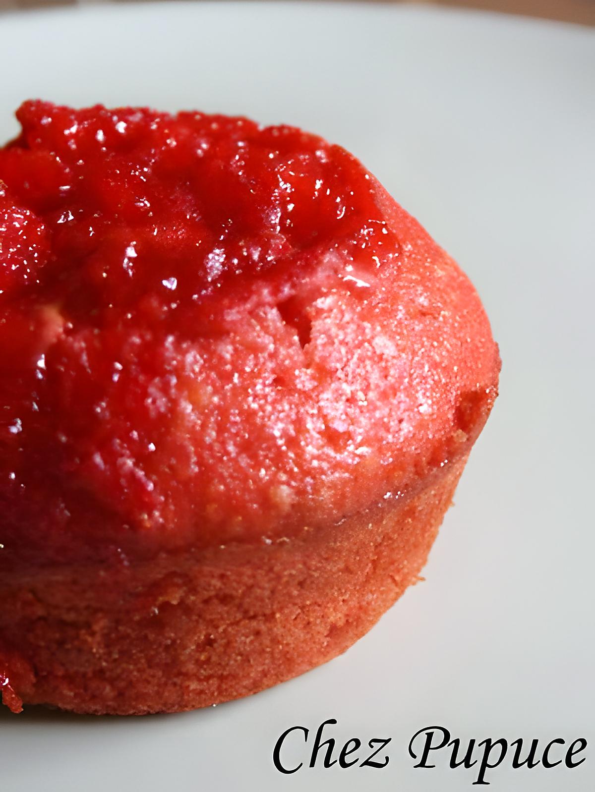 recette muffins pinky aux fraises Tagada ®