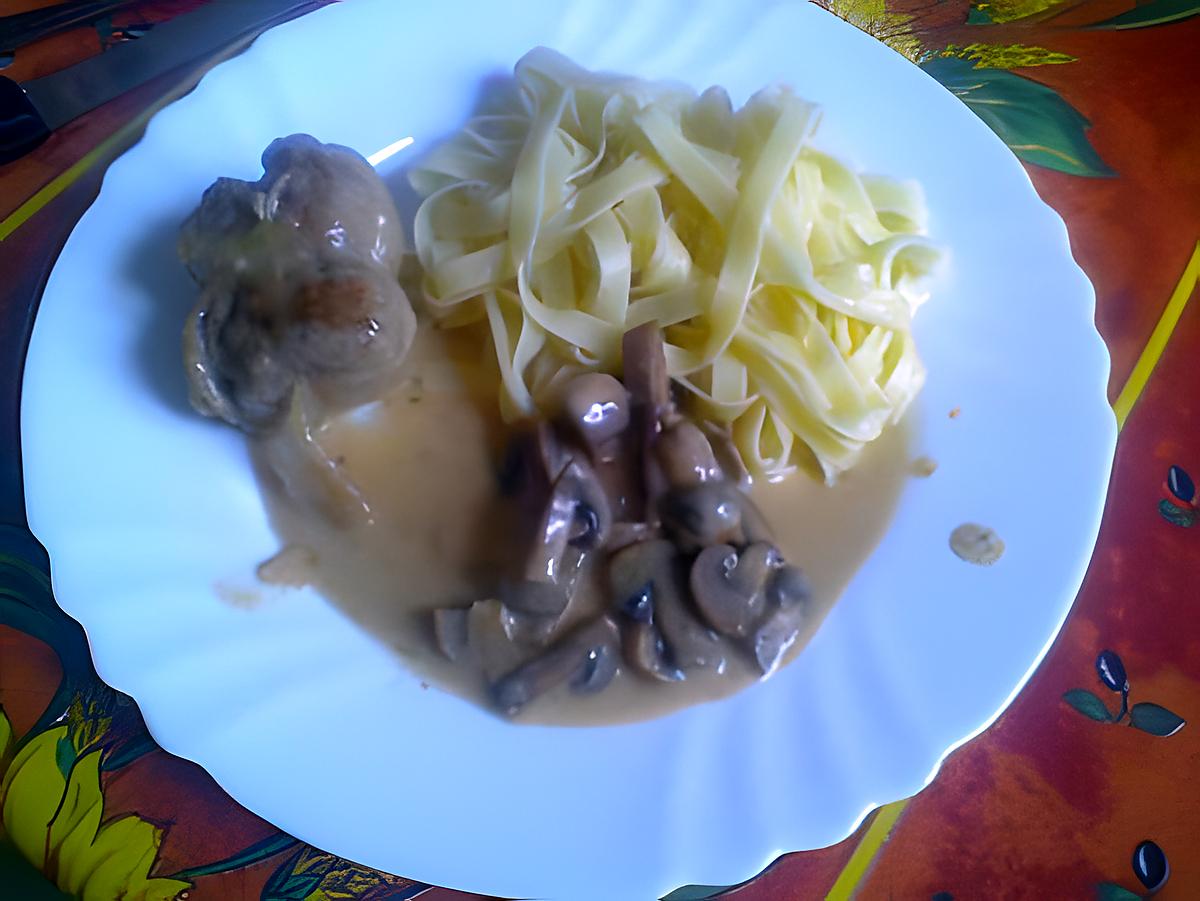 recette Paupiette de veau à la bière