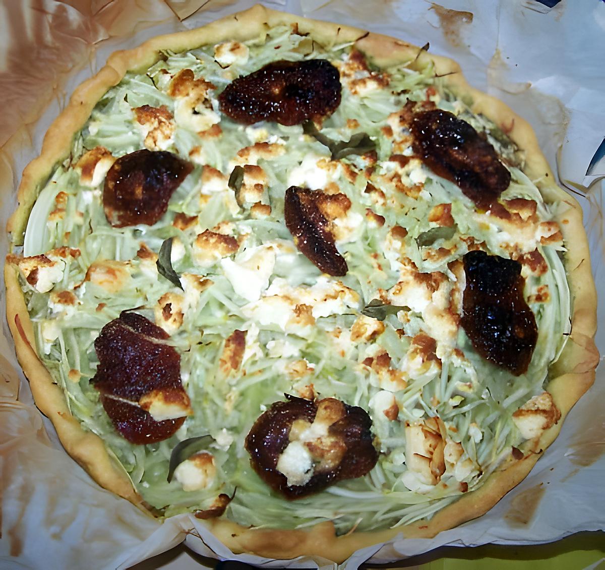 recette Quiche pesto et courgettes