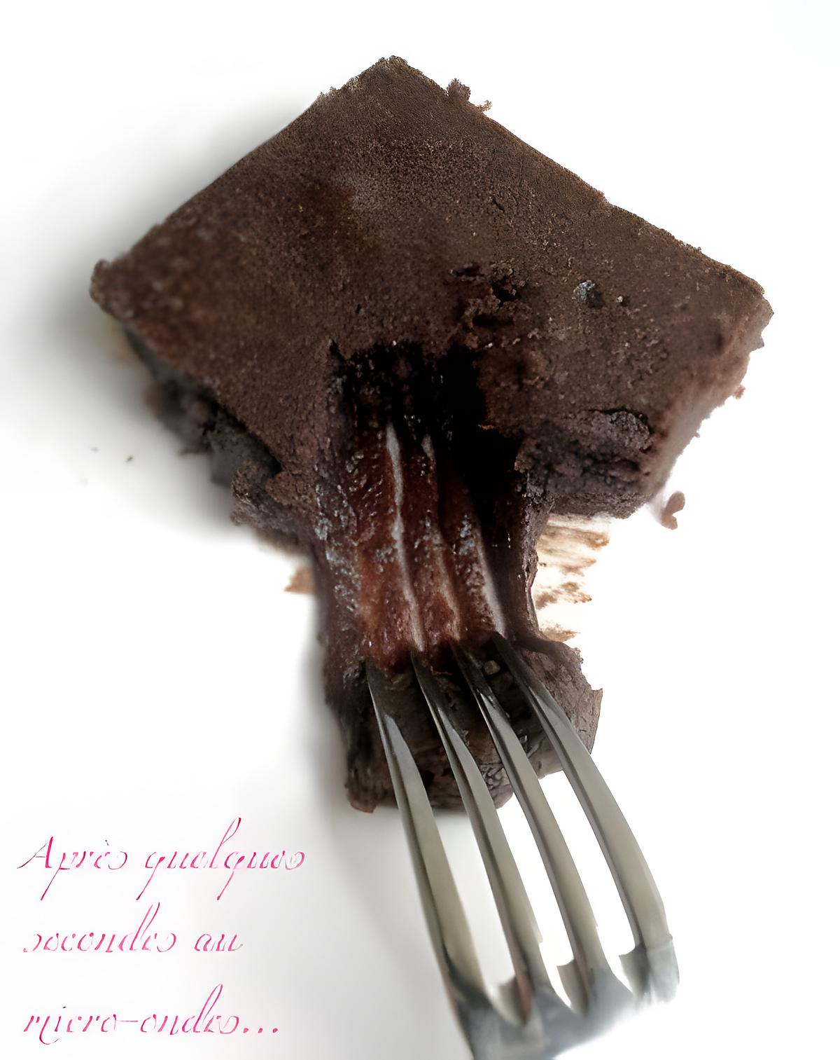 recette Fondant au Chocolat