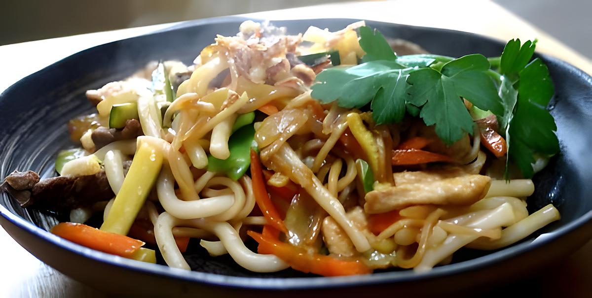 recette Bami Goreng, nouilles à l'indonésienne