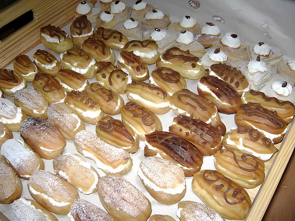 recette Eclair à la chantilly