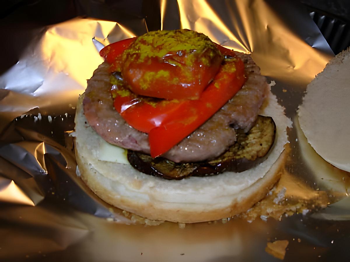 recette Burgers aux légumes confits