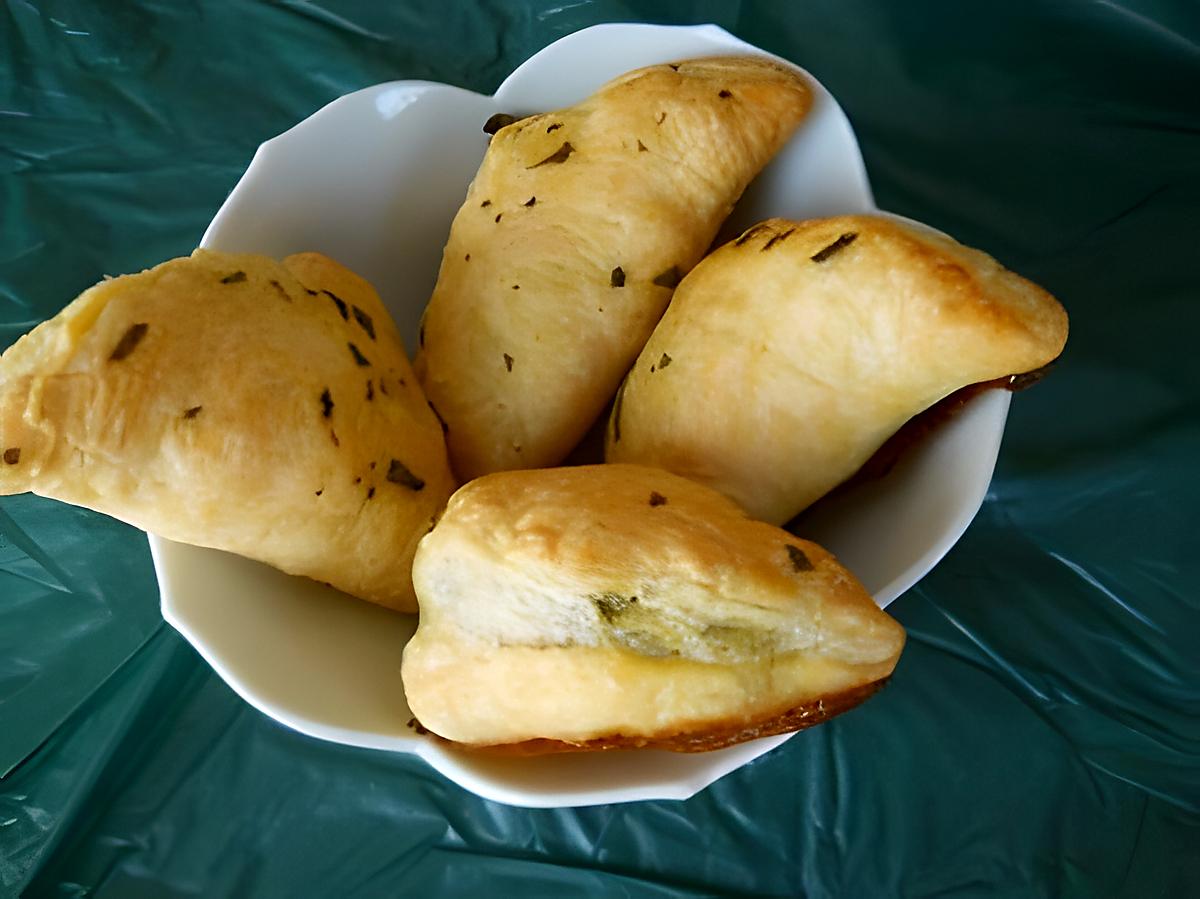 recette Petits chaussons aux épinards et à la coriandre