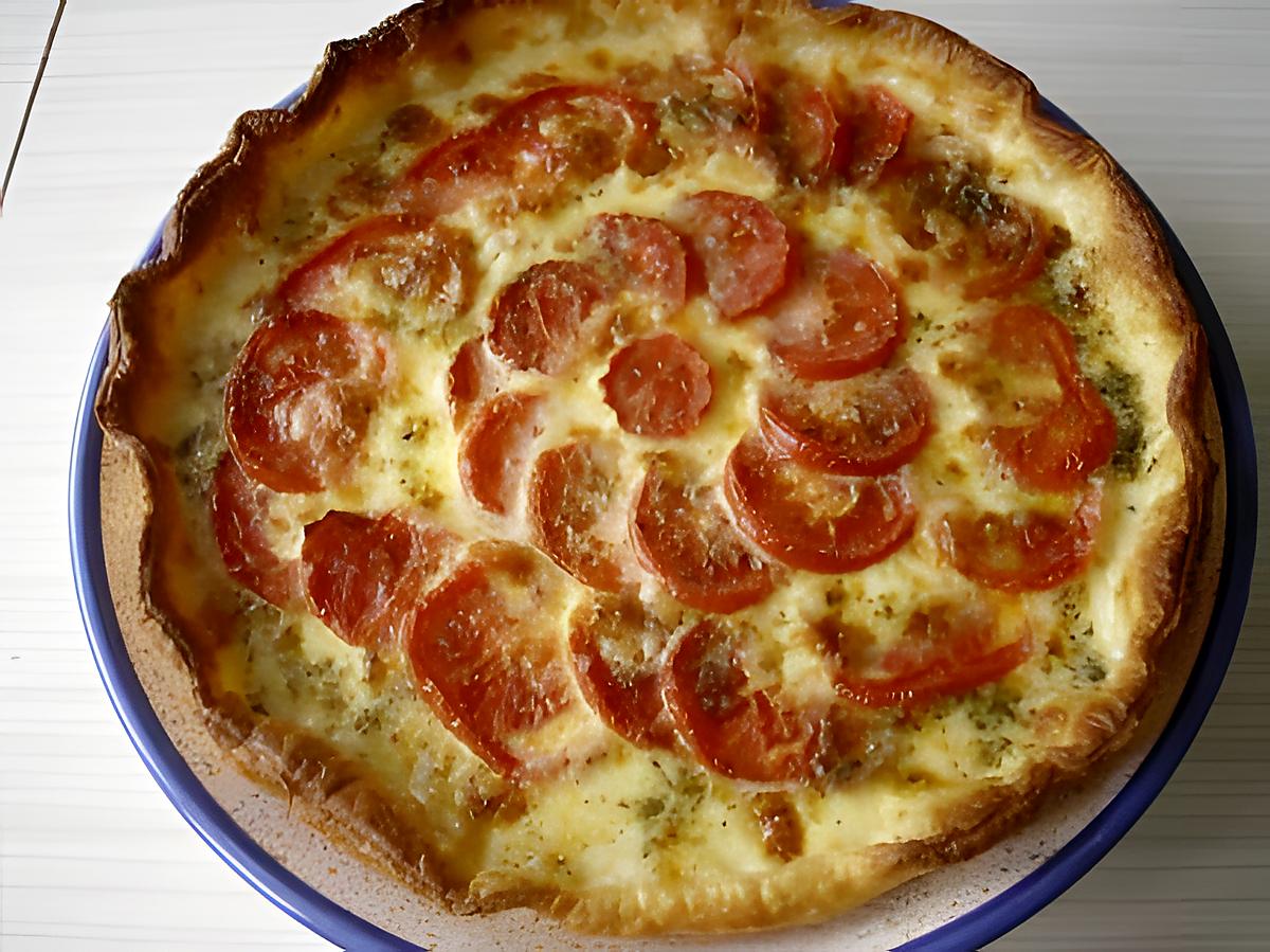 recette TARTE A LA TOMATE ET A LA MOZZARELLA