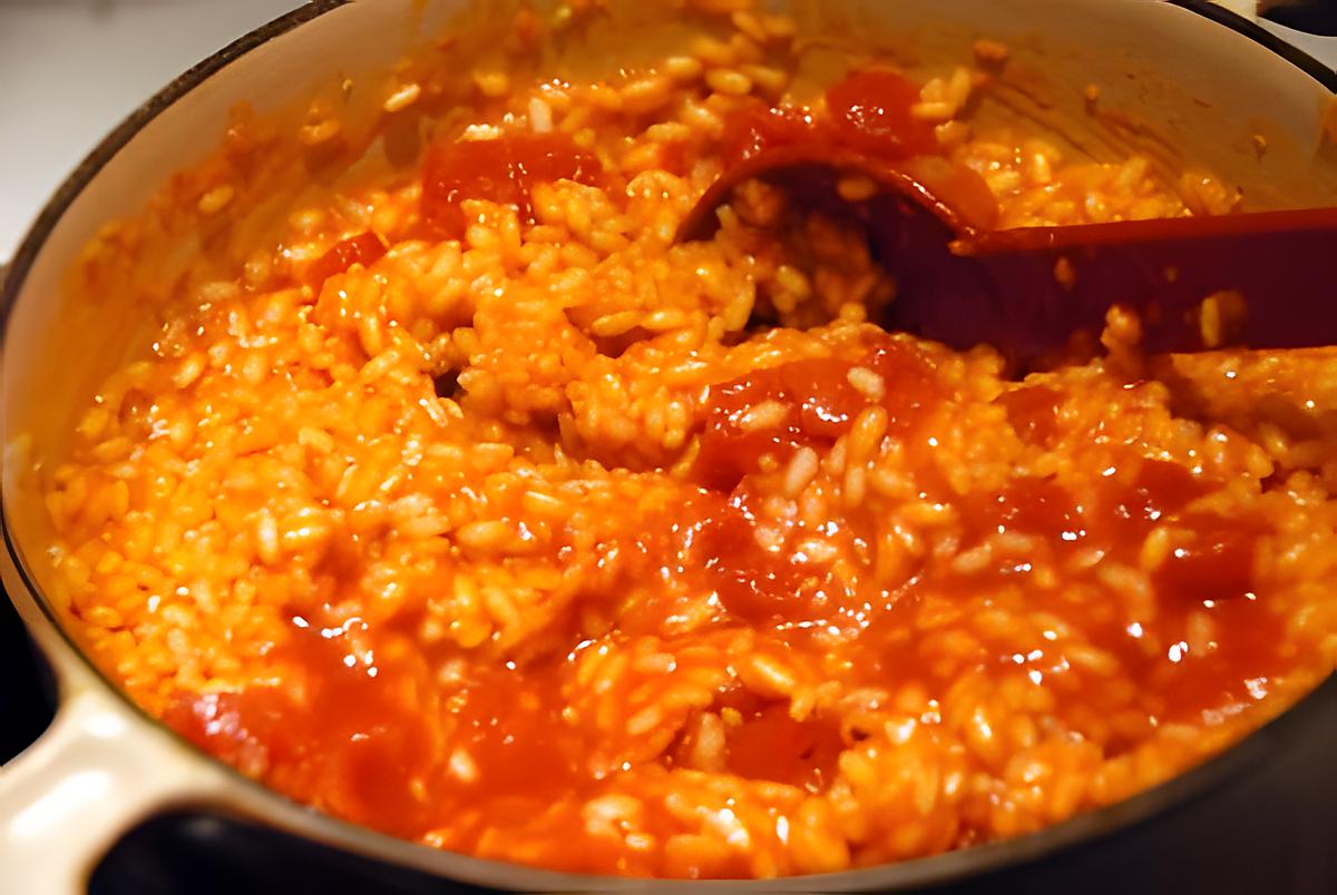 recette Risotto à la tomate